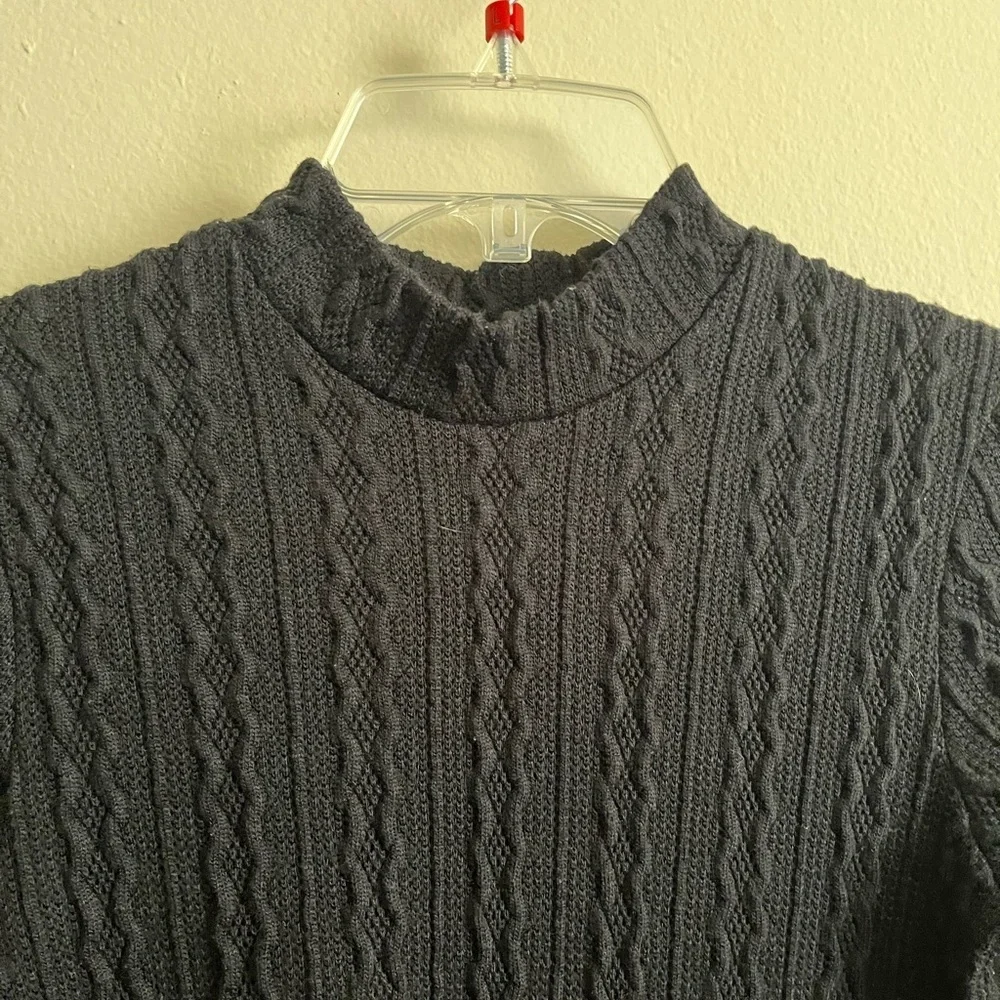 Black Sweater Dress - Picture 2 of 6